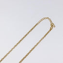 Christian Dior Necklace metal Gold Tone Auth 125850-10