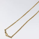 Christian Dior Necklace metal Gold Tone Auth 125850-4