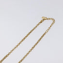 Christian Dior Necklace metal Gold Tone Auth 125850-5