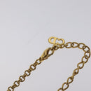 Christian Dior Necklace metal Gold Tone Auth 125850-6