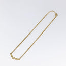 Christian Dior Necklace metal Gold Tone Auth 125850-7