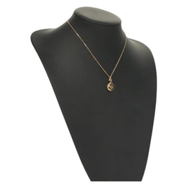 Christian Dior Necklace metal Gold Tone Auth 125852