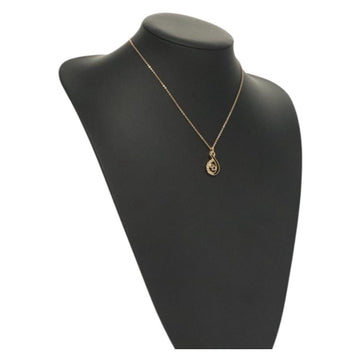 Christian Dior Necklace metal Gold Tone Auth 125852