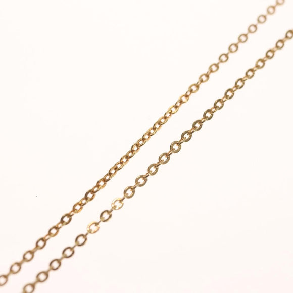 Christian Dior Necklace metal Gold Tone Auth 125852