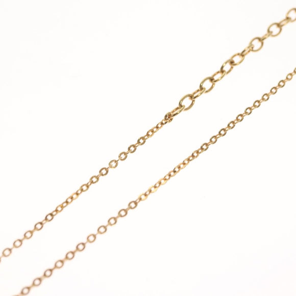 Christian Dior Necklace metal Gold Tone Auth 125852