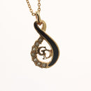 Christian Dior Necklace metal Gold Tone Auth 125852-3