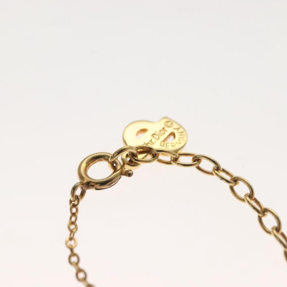 Christian Dior Necklace metal Gold Tone Auth 125852