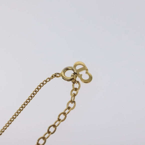 Christian Dior Necklace metal Gold Auth 125855