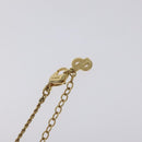 Christian Dior Necklace metal Gold Auth 125856-6