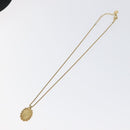 Christian Dior Necklace metal Gold Auth 125856-7