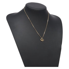 Christian Dior Necklace metal Gold Tone Auth 125857