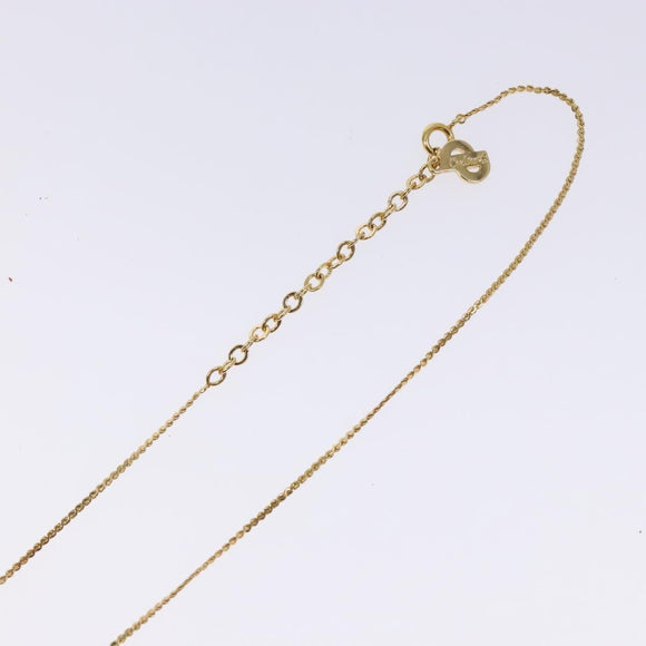 Christian Dior Necklace metal Gold Tone Auth 125857
