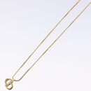 Christian Dior Necklace metal Gold Tone Auth 125857-4