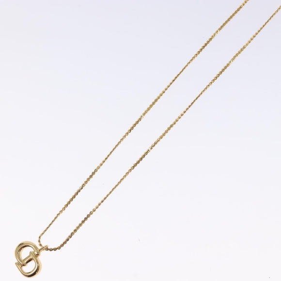 Christian Dior Necklace metal Gold Tone Auth 125857