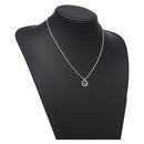 Christian Dior Necklace metal Silver tone Auth 125858-1