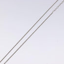 Christian Dior Necklace metal Silver tone Auth 125858-5