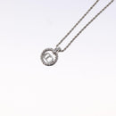 Christian Dior Necklace metal Silver tone Auth 125858-9