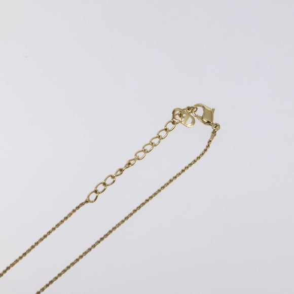 Christian Dior Necklace metal Gold Auth 125859