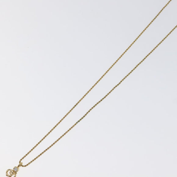 Christian Dior Necklace metal Gold Auth 125859
