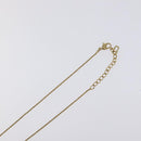 Christian Dior Necklace metal Gold Auth 125859-6