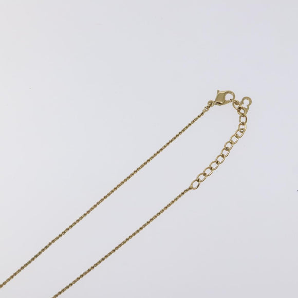 Christian Dior Necklace metal Gold Auth 125859
