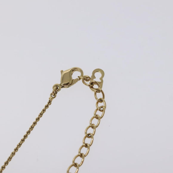 Christian Dior Necklace metal Gold Auth 125859