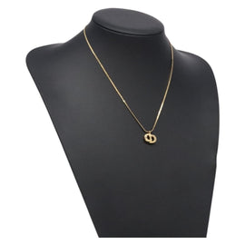 Christian Dior Necklace metal Gold Tone Auth 125862
