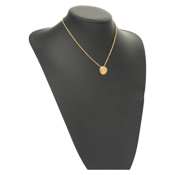Christian Dior Necklace metal Gold Auth 125863