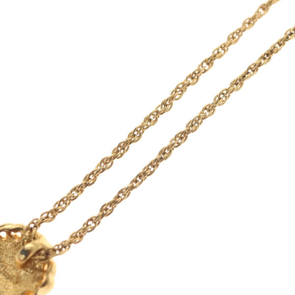 Christian Dior Necklace metal Gold Auth 125863