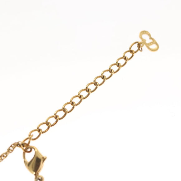 Christian Dior Necklace metal Gold Auth 125863