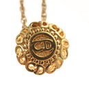 Christian Dior Necklace metal Gold Auth 125863-3
