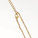 Christian Dior Necklace metal Gold Auth 125863-7