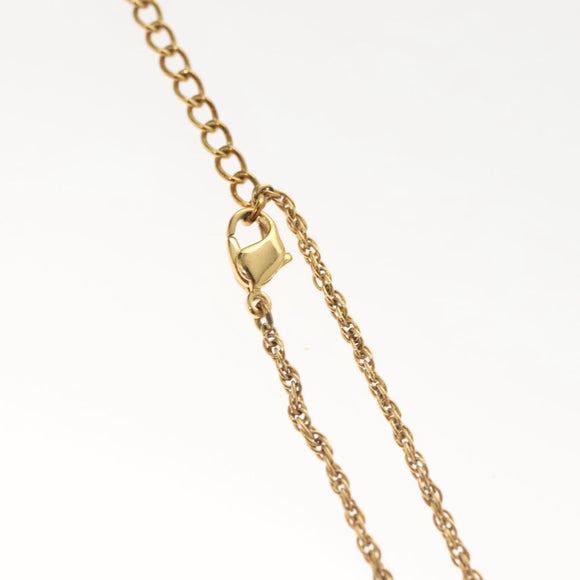 Christian Dior Necklace metal Gold Auth 125863