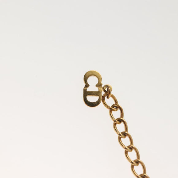 Christian Dior Necklace metal Gold Auth 125863