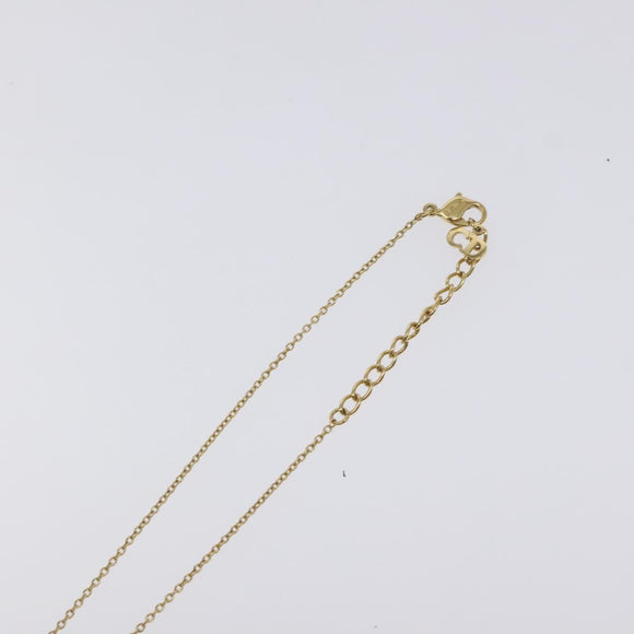 Christian Dior Necklace metal Gold Auth 125864