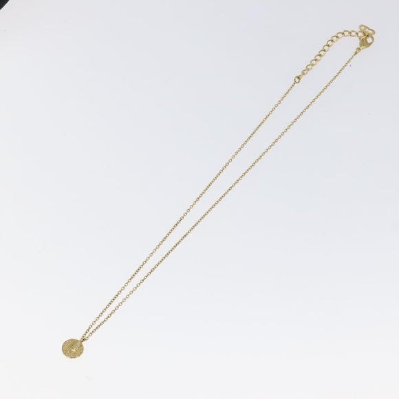 Christian Dior Necklace metal Gold Auth 125864