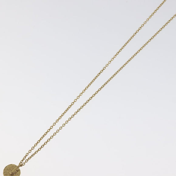 Christian Dior Necklace metal Gold Auth 125864