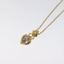 Christian Dior Necklace metal Gold Tone Auth 125866-3