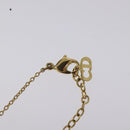 Christian Dior Necklace metal Gold Tone Auth 125866-6