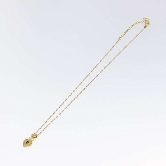 Christian Dior Necklace metal Gold Tone Auth 125866