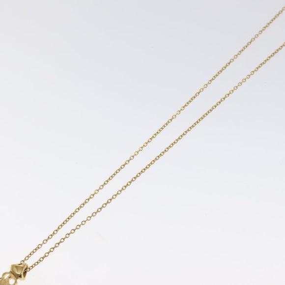 Christian Dior Necklace metal Gold Tone Auth 125866