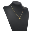 Christian Dior Necklace metal Gold Auth 125867-1