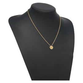 Christian Dior Necklace metal Gold Auth 125867