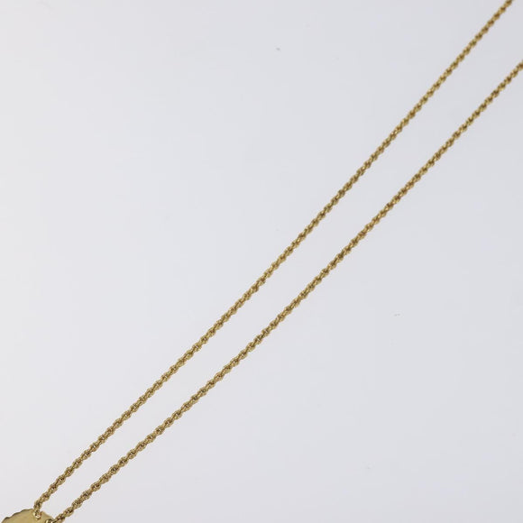Christian Dior Necklace metal Gold Auth 125867
