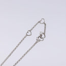 Christian Dior Necklace metal Silver tone Auth 125868-12