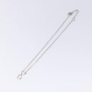 Christian Dior Necklace metal Silver tone Auth 125868-2