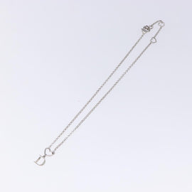 Christian Dior Necklace metal Silver tone Auth 125868 - 0