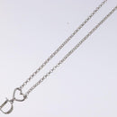 Christian Dior Necklace metal Silver tone Auth 125868-4