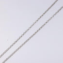 Christian Dior Necklace metal Silver tone Auth 125868-5