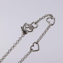 Christian Dior Necklace metal Silver tone Auth 125868-7